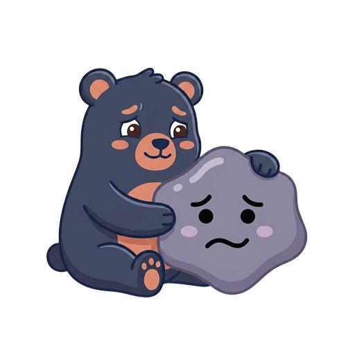 Anxious mascot