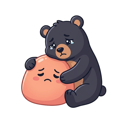 Sad mascot